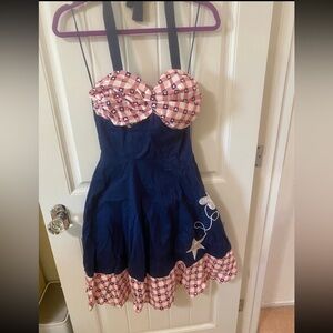 Disney Dress Shop American 4th of July Dress size S NWOT